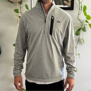 OGIO long sleeve quarter zip lightweight jacket